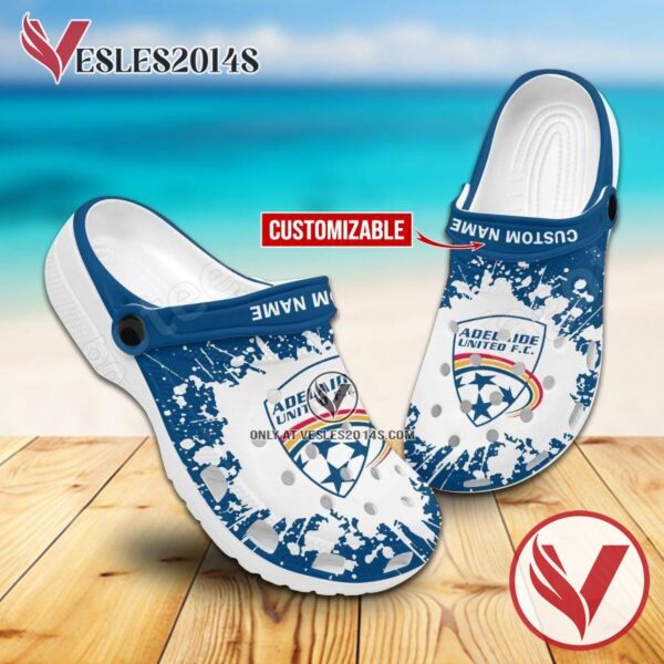Adelaide United Custom Crocs Clogs, Unique Footwear For Fans