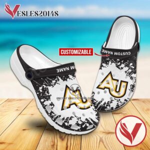 Adelphi University Logo Crocs Clogs, Unique Footwear For Fans