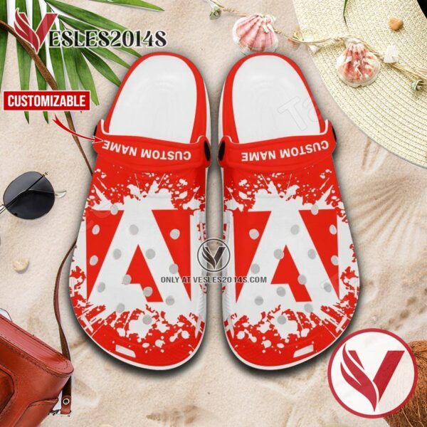 Adobe Logo Crocs Clogs, Unique Footwear For Fans 1