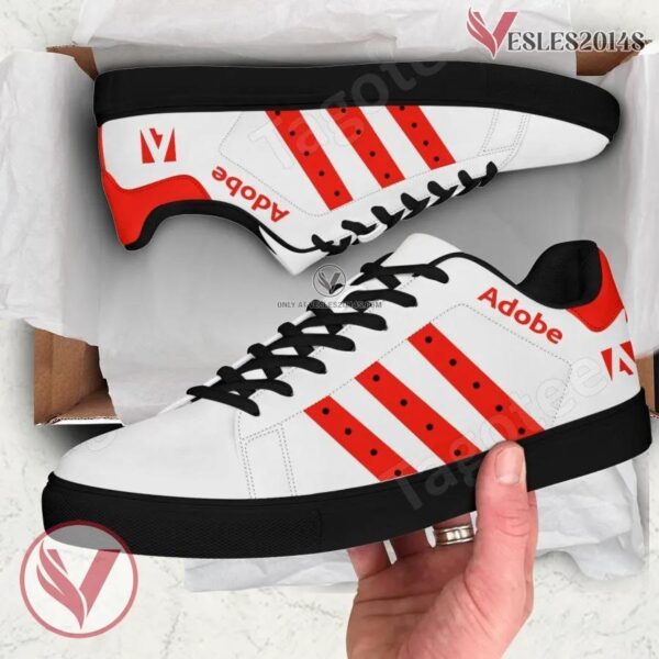 Adobe Logo Print Stan Smith Shoes For Men And Womens - Vesles2014s 1