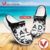 Adolfo Dominguez Logo Crocs Clogs, Unique Footwear For Fans