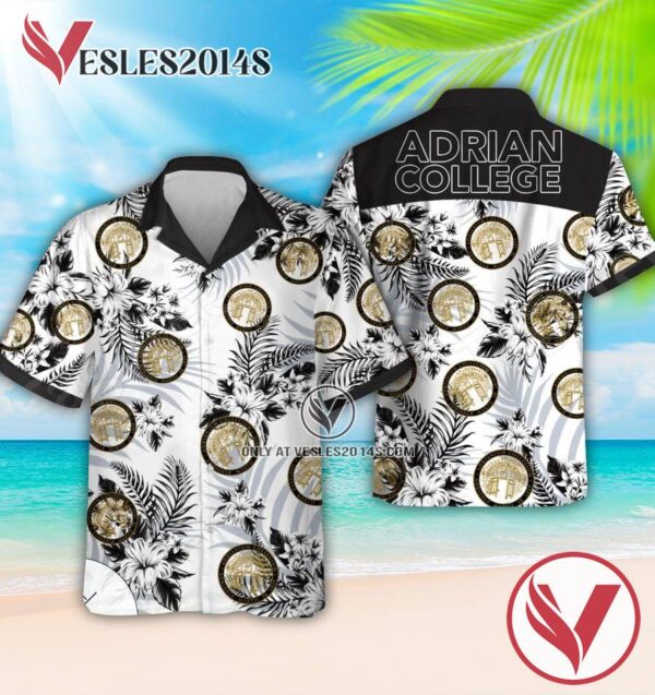Adrian College Logo Hawaiian Suit, Unique Outfit For Fans - Vesles2014S 1
