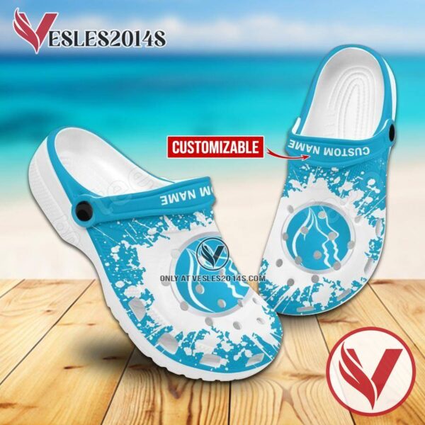 Advance Beauty College Logo Crocs Clogs, Unique Footwear For Fans