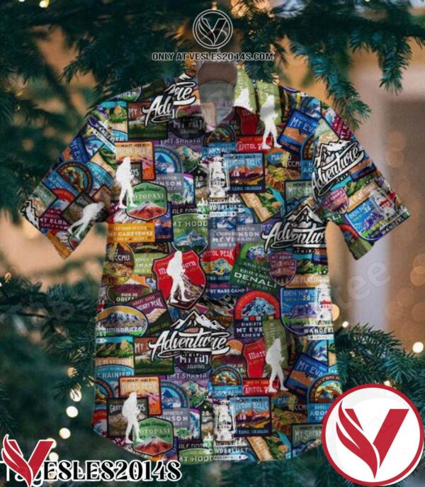 Adventure National Park Stickers Hawaiian Shirt, Unique Gifts For Friends - Vesles2014S 1