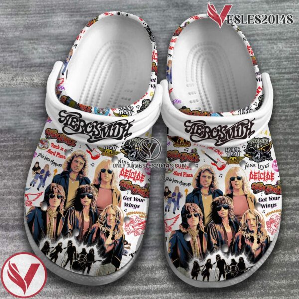 Aerosmith Band Music Crocs Crocband Clogs Shoes, Unique Gifts For Fans Style 1 - Vesles2014S 2