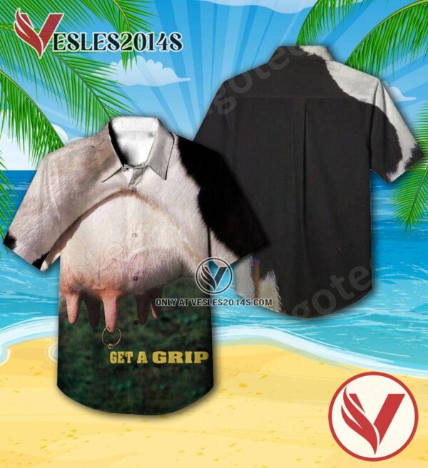 Aerosmith Get A Grip Album Cover Hawaiian Shirt, Unique Gifts For Music Lovers - Vesles2014S