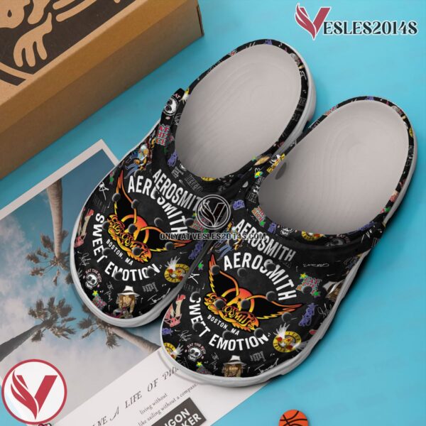 Aerosmith Music Crocs Crocband Clogs Shoes, Unique Gifts For Fans Style 2 - Vesles2014S 3