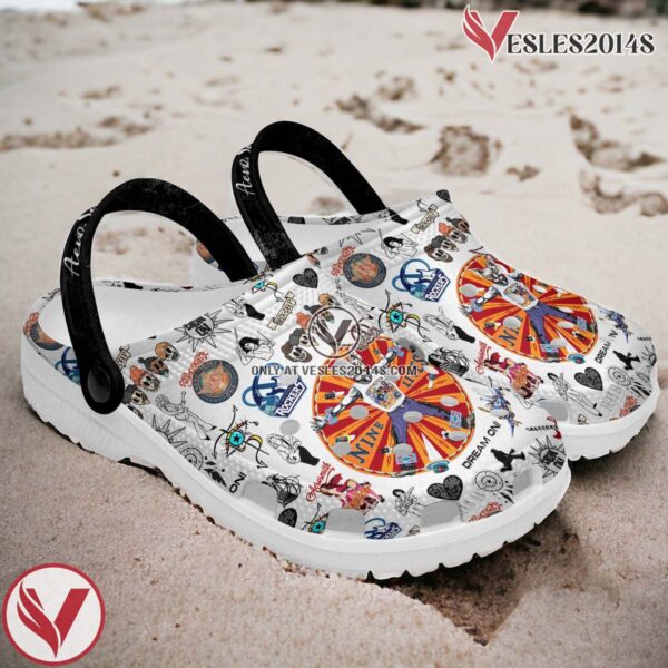 Aerosmith Music Crocs Crocband Clogs Shoes, Unique Gifts For Fans Style 4 - Vesles2014S 2