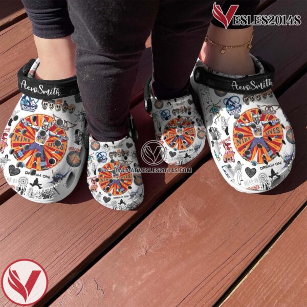 Aerosmith Music Crocs Crocband Clogs Shoes, Unique Gifts For Fans Style 4 - Vesles2014S 3