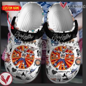 Aerosmith Music Crocs Crocband Clogs Shoes, Unique Gifts For Fans Style 4 - Vesles2014S