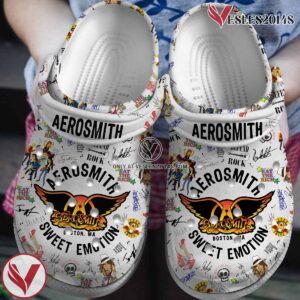 Aerosmith Music Crocs Crocband Clogs Shoes, Unique Gifts For Fans Style 5 - Vesles2014S