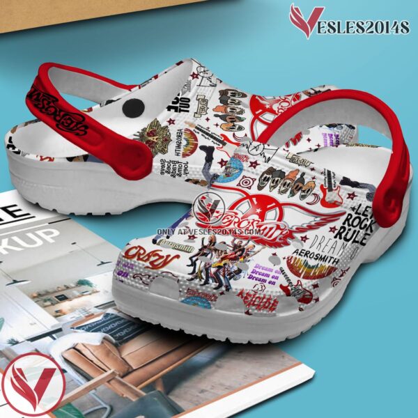 Aerosmith Music Crocs Crocband Clogs Shoes, Unique Gifts For Fans Style 6 - Vesles2014S 2