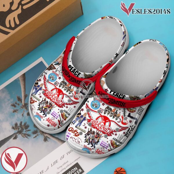 Aerosmith Music Crocs Crocband Clogs Shoes, Unique Gifts For Fans Style 6 - Vesles2014S 3