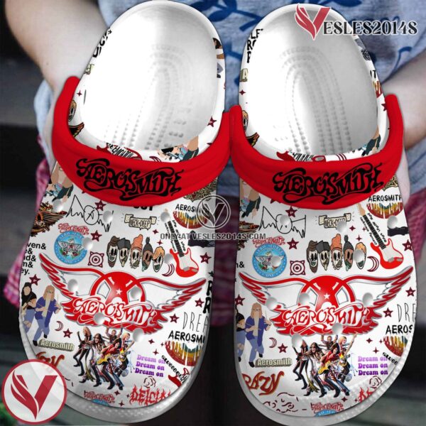 Aerosmith Music Crocs Crocband Clogs Shoes, Unique Gifts For Fans Style 6 - Vesles2014S