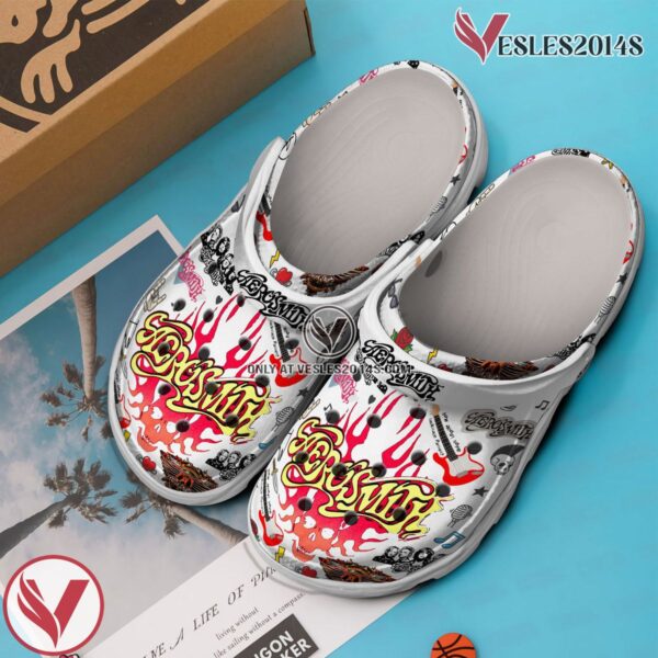 Aerosmith Musicosmith Music Crocs Crocband Clogs Shoes, Unique Gifts For Fans Style 1 - Vesles2014S 2