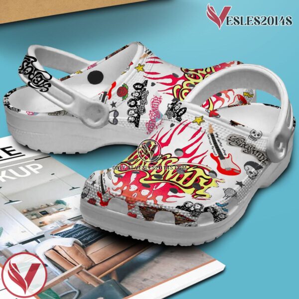 Aerosmith Musicosmith Music Crocs Crocband Clogs Shoes, Unique Gifts For Fans Style 1 - Vesles2014S 3