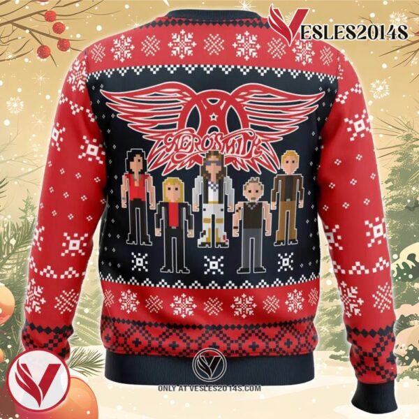 Aerosmith Ugly Christmas Sweater, Unique Christmas Gift For Fans - Vesles2014S 1