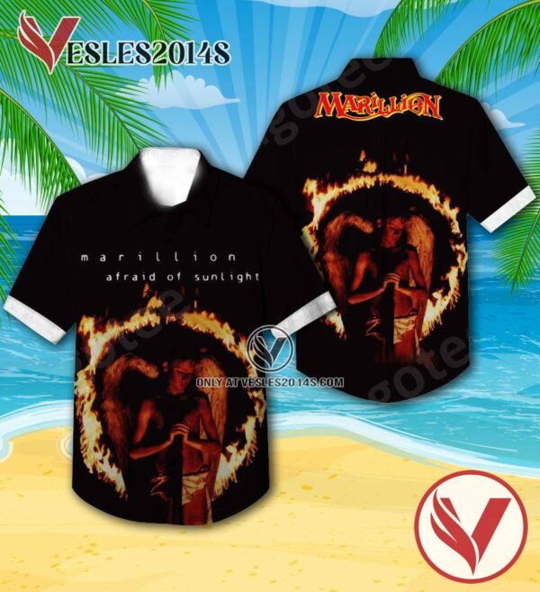 Afraid Of Sunlight Album By Marillion Hawaiian Shirt, Unique Gifts For Music Lovers - Vesles2014S
