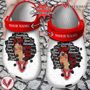 African American Personalized Delta Sigma Theta Queen Clog Shoes, Unique Gift From  Vesles2014S