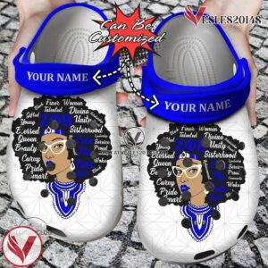 African American Personalized Zeta Phi Beta Queen Clog Shoes, Unique Gift From  Vesles2014S