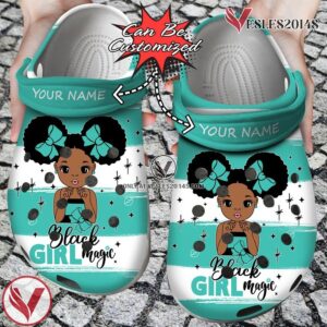 Afro Girl Personalized Black Girl Magic Clog Shoes, Unique Gift From  Vesles2014S