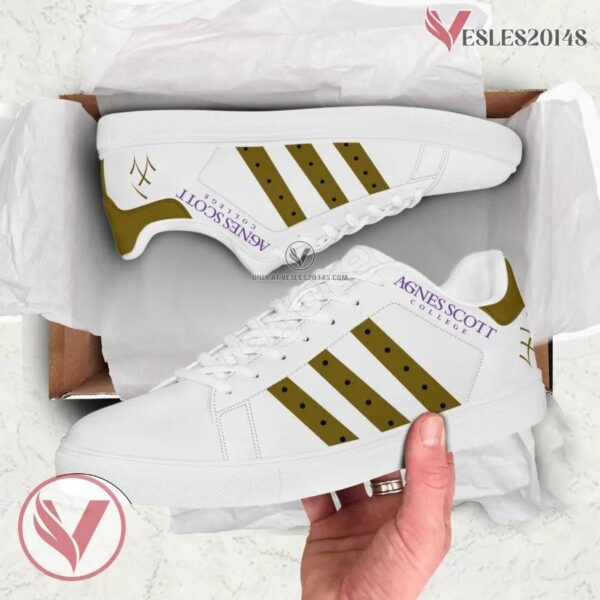 Agnes Scott College Logo Stan Smith Shoes For Men And Womens - Vesles2014s