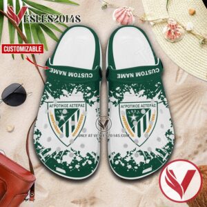 Agrotikos Asteras Custom Name Crocs Clogs, Unique Footwear For Fans 1
