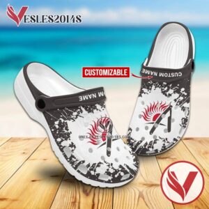 Aiken School of Cosmetology and Barbering Crocs Clogs, Unique Footwear For Fans
