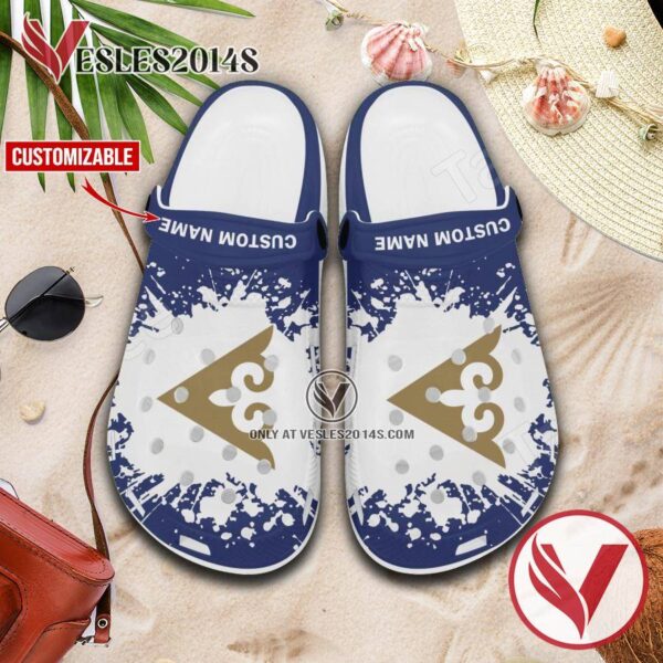 Air Astana Logo Crocs Clogs, Unique Footwear For Fans 1