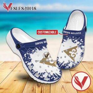 Air Astana Logo Crocs Clogs, Unique Footwear For Fans