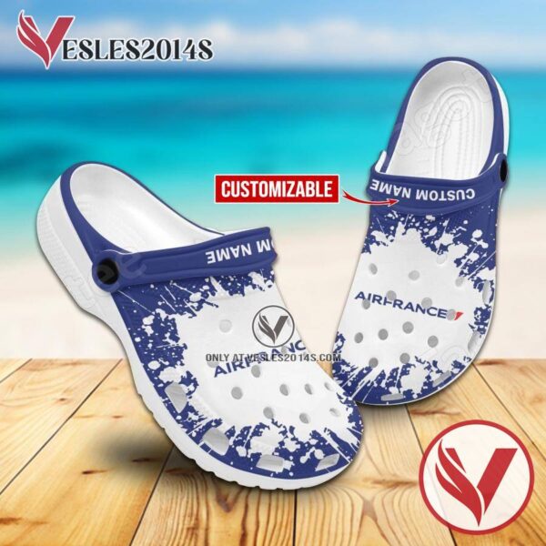 Air France Logo Crocs Clogs, Unique Footwear For Fans