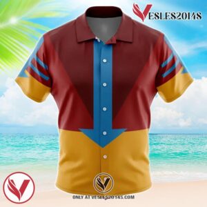 Airbenders Avatar Hawaiian Button Up Shirt, Perfect Gifts For Anime Lovers - Vesles2014S