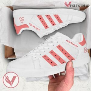 Airbnb Logo Print Stan Smith Shoes For Men And Womens - Vesles2014s