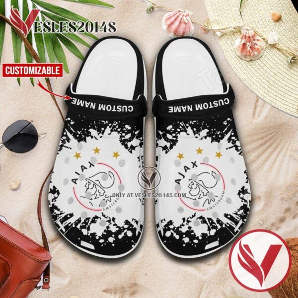 Ajax Amsterdam Custom Crocs Clogs, Unique Footwear For Fans 1