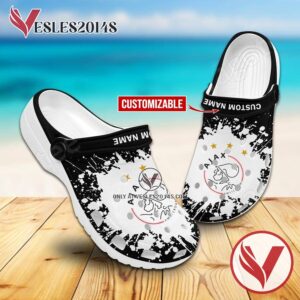 Ajax Amsterdam Custom Crocs Clogs, Unique Footwear For Fans