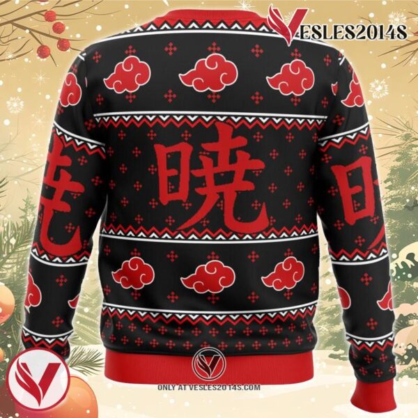 Akatsuki Naruto Ugly Christmas Sweater, Unique Christmas Gift For Fans - Vesles2014S 3