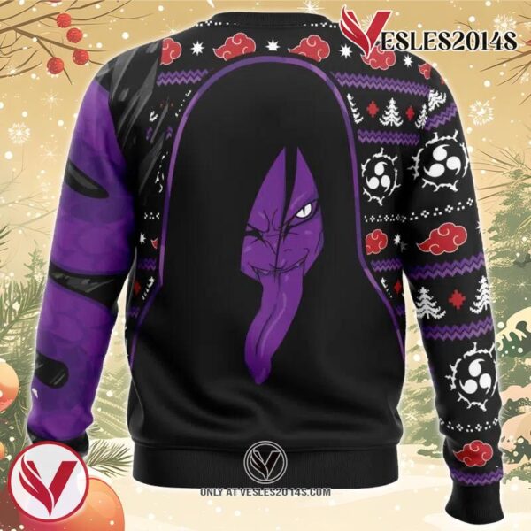 Akatsuki Orochimaru Naruto Christmas Sweater 1