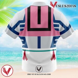 Akaza Demon Slayer Hawaiian Button Up Shirt, Perfect Gifts For Anime Lovers - Vesles2014S 1