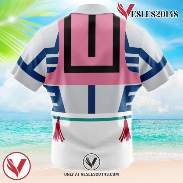 Akaza Demon Slayer Hawaiian Button Up Shirt, Perfect Gifts For Anime Lovers - Vesles2014S 1