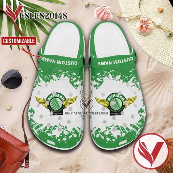 Akhisarspor Crocs Clogs, Unique Footwear For Fans 1