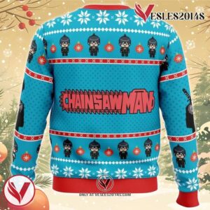 Aki Chainsaw Man Ugly Christmas Sweater, Unique Christmas Gift For Fans - Vesles2014S 1