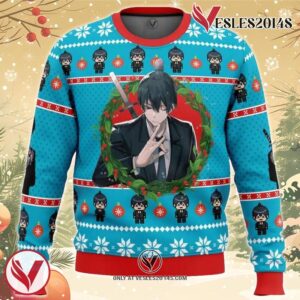 Aki Chainsaw Man Ugly Christmas Sweater, Unique Christmas Gift For Fans - Vesles2014S