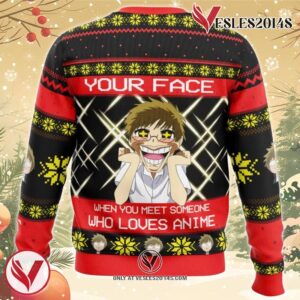 Akihito and Mirai Beyond the Boundary Ugly Christmas Sweater, Unique Christmas Gift For Fans - Vesles2014S 1