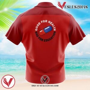 Akira Kaneda Jacket Hawaiian Button Up Shirt, Perfect Gifts For Anime Lovers - Vesles2014S 1