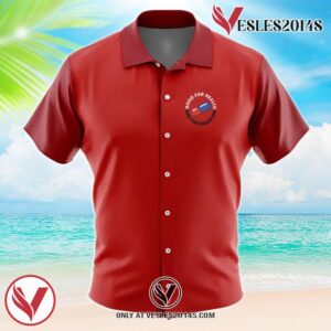 Akira Kaneda Jacket Hawaiian Button Up Shirt, Perfect Gifts For Anime Lovers - Vesles2014S