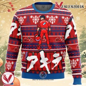 Akira Kaneda Ugly Christmas Sweater, Unique Christmas Gift For Fans - Vesles2014S