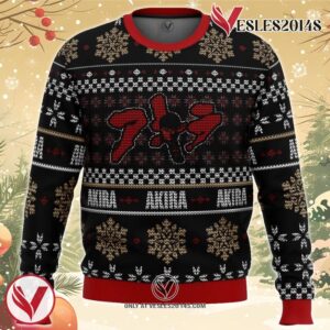 Akira Kanji Name Ugly Christmas Sweater, Unique Christmas Gift For Fans - Vesles2014S