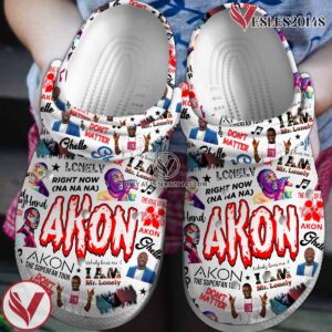 Akon Music Crocs Crocband Clogs Shoes, Unique Gifts For Fans - Vesles2014S