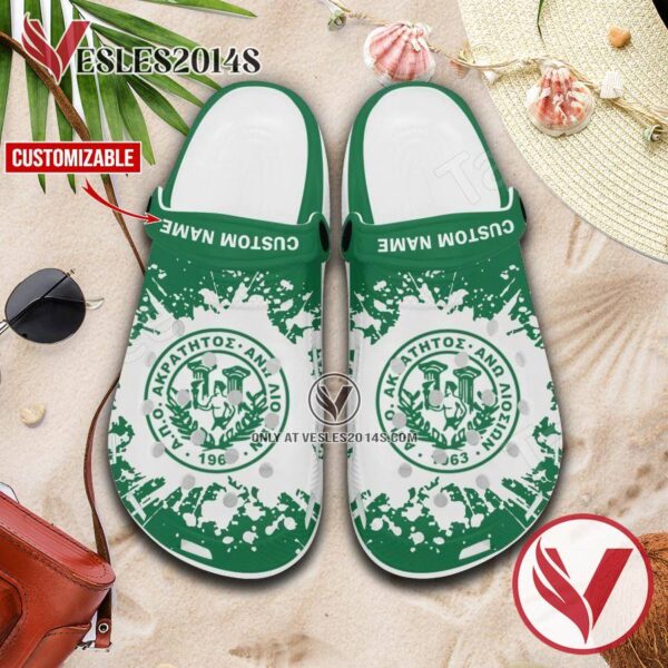 Akratitos Custom Name Crocs Clogs, Unique Footwear For Fans 1
