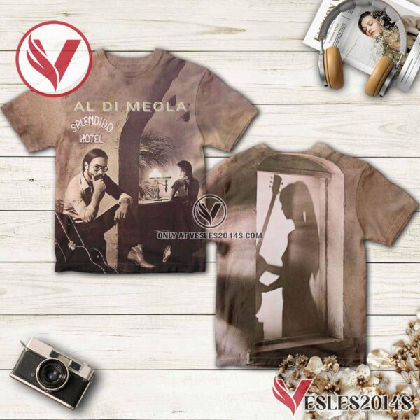 Al Di Meola Splendido Hotel Album Cover Shirt, Unique Gifts For Music Lovers - Vesles2014S